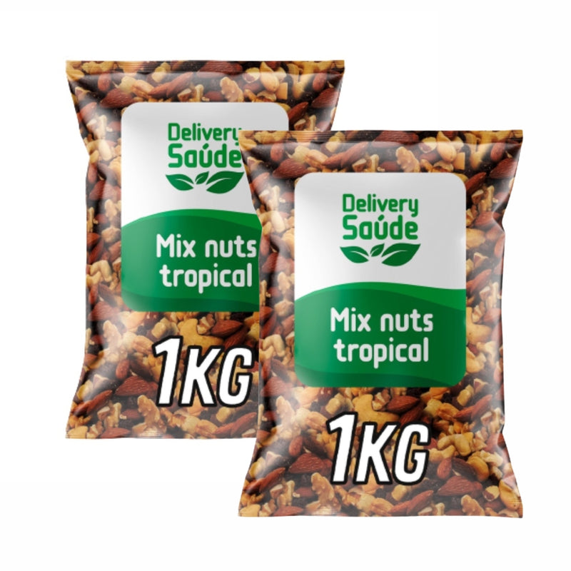MIX PREMIUM NUTS - Castanha de Caju/Castanha do Pará/Amêndoas/Nozes/Cranberry/Uva Passas/Amendoim
